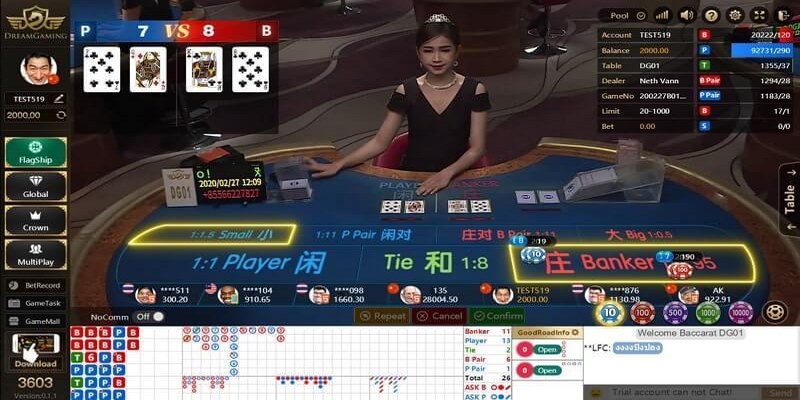 cach choi song dream gaming 3 Trò chơi bài ba cây hay three face